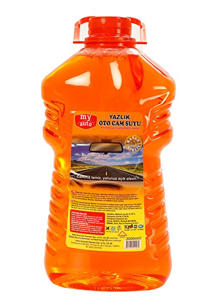 Oto Yazlık Cam Suyu 3l