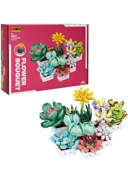 Flower Set Sculent 971PRC