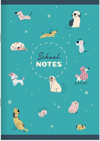 A4 40 Yp Kar.tel Dikişli Karton Kapak Pets Defter