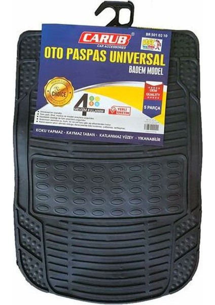 Oto 5 Parça Bademli Paspas Seti fiyatları