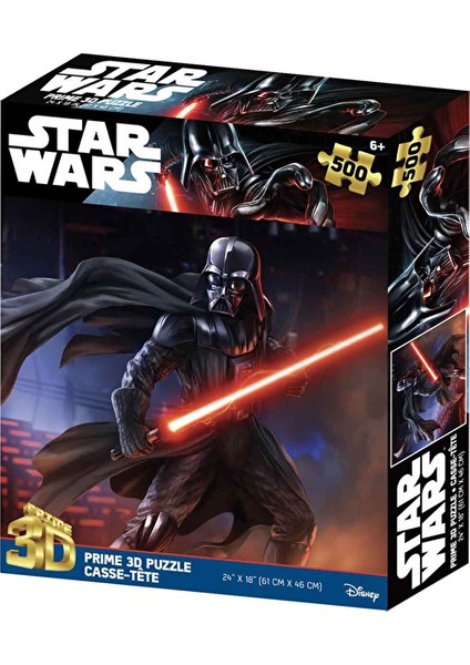 Vader Star Wars Prime 3D 500 Parça Puzzle
