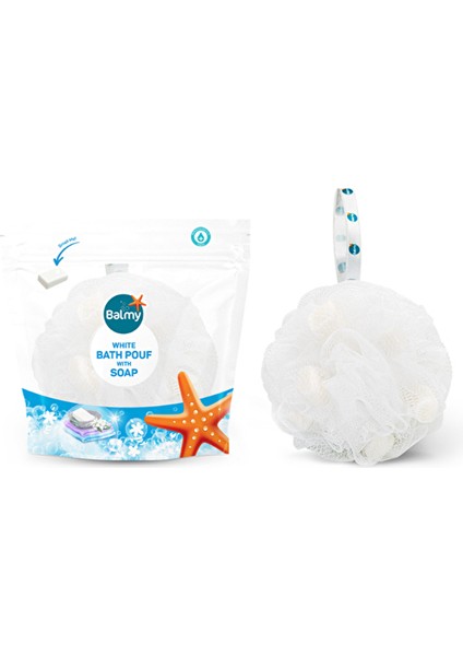 Beyaz Sabunlu Banyo Lifi