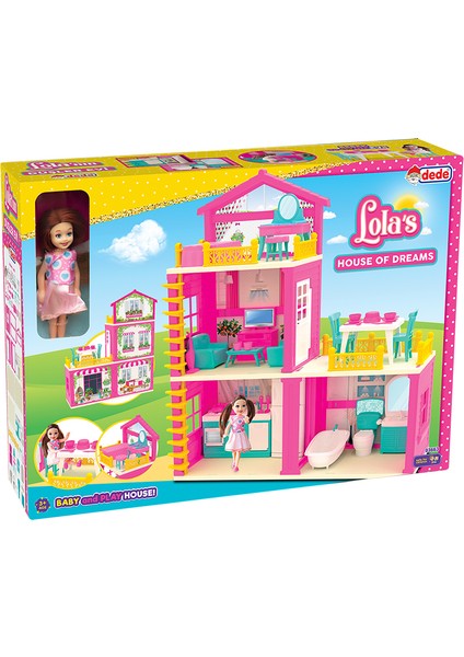 Lola'nın 3 Katlı Rüya Evi Seti 3663