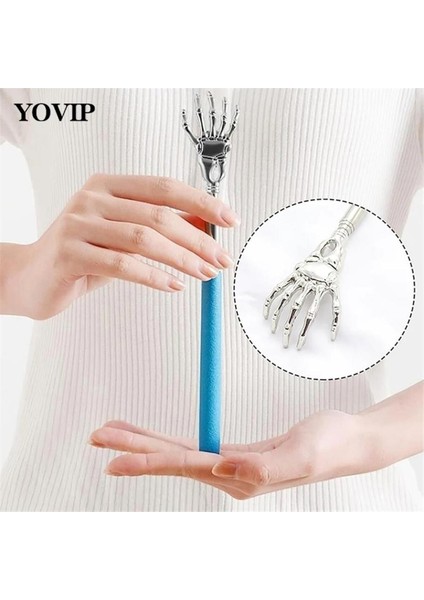 Teleskopik Sırt Kaşıma Aparatı, Açılır Kapanır, Metal, Dayanıklı ve Pratik Kullanım modelleri