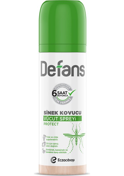 Defans Protect Sinek Kovucu Vücut Spreyi 100 ml