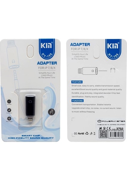 Aux 3.5 mm To Lıghtnıng Otg Aparat