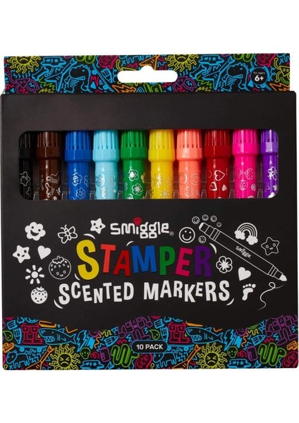 - Stamper Kokulu Highlighter Işaretleyici Kalem Seti X10
