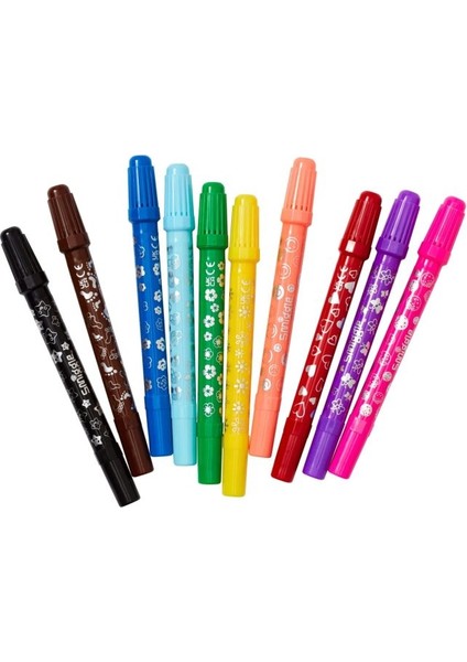 - Stamper Kokulu Highlighter Işaretleyici Kalem Seti X10