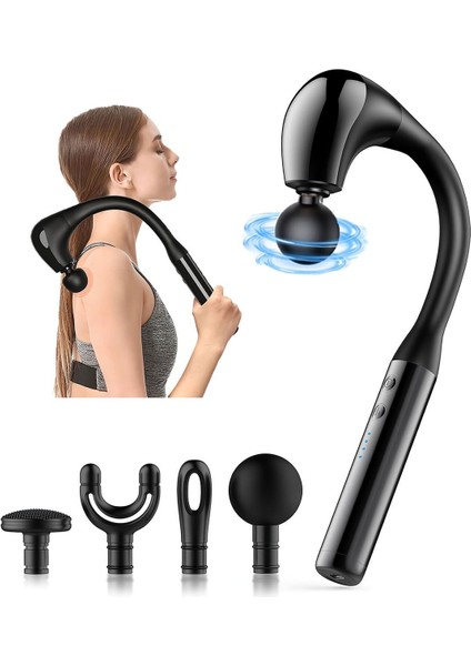 5 Seviyeli Uzun Saplı 2600RPM Profesyonel Sporcu Masaj Tabancası