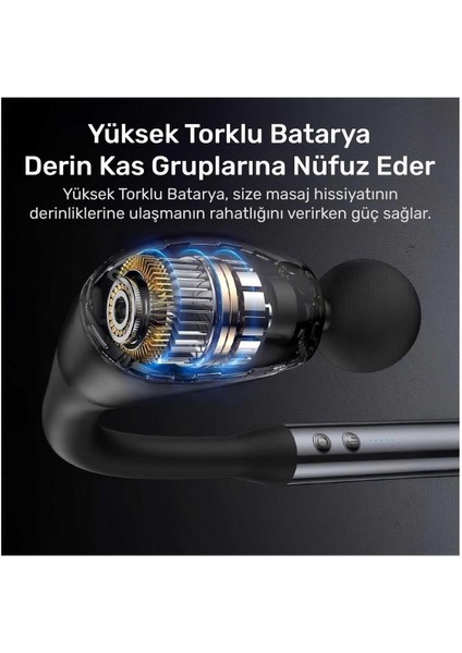 5 Seviyeli Uzun Saplı 2600RPM Profesyonel Sporcu Masaj Tabancası indirimleri