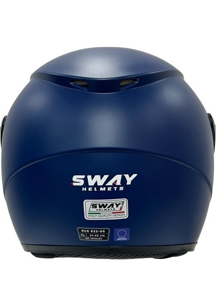Sw 733 Mat Mavi Yarım Kask fiyatları
