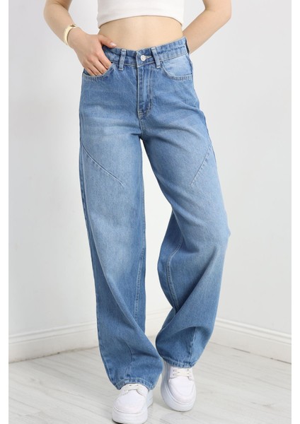 Baggy Kot Pantolon Mavi