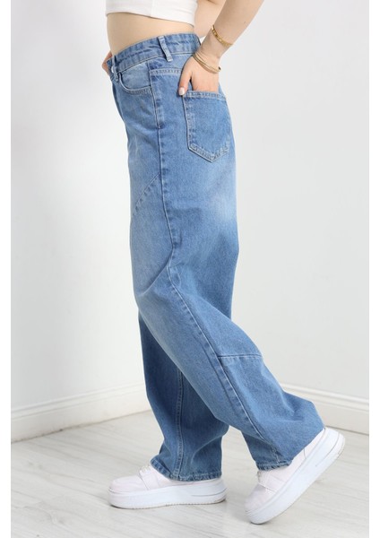 Baggy Kot Pantolon Mavi