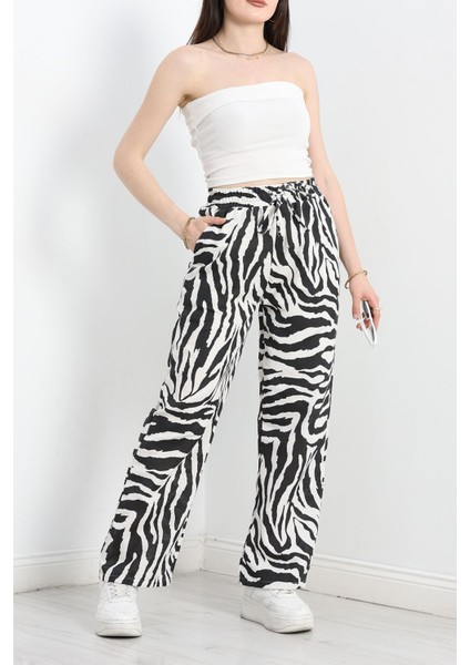 Soft Yumuşak Dokulu Pantolon Zebra