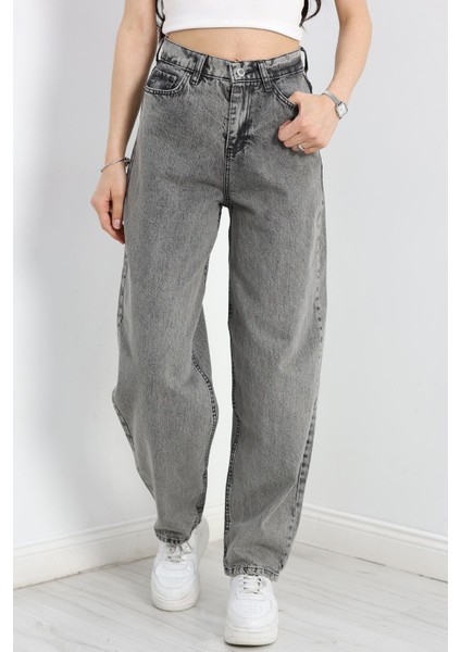 Baggy Kot Pantolon Füme