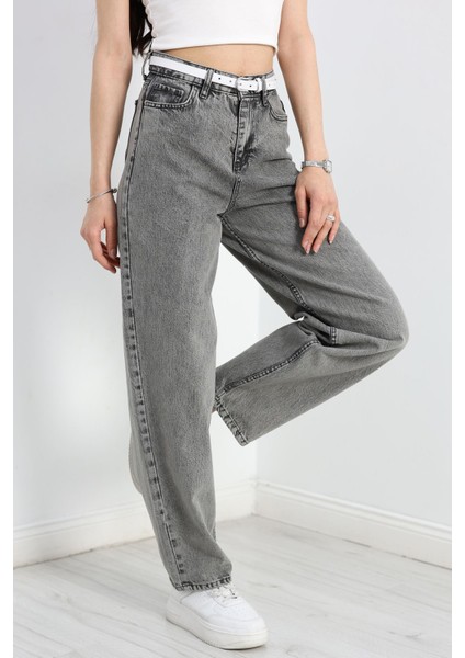 Baggy Kot Pantolon Füme