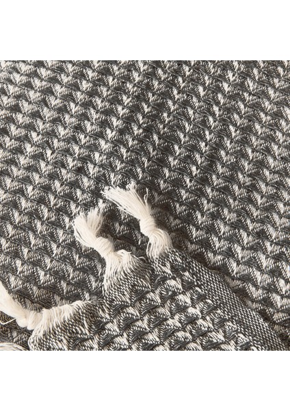 Soft Punto Çift Kişilik Yatak Örtüsü - Siyah - 200X230 cm
