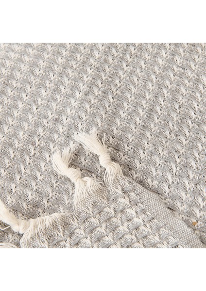 Soft Punto Çift Kişilik Yatak Örtüsü - Gri - 200X230 cm