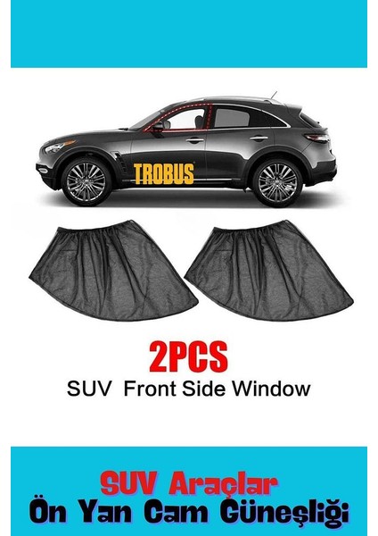 Nissan Murano 2002 - 2007 Suv Uyumlu Yan Cam Güneşliği Ön Veya Arka