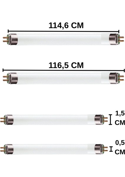 (1 Adet) Osram 54W 840 Günışığı (4000K) G5 duylu T5 Floresan