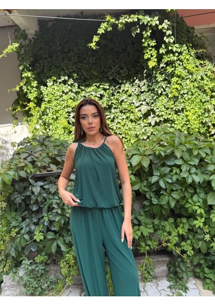 Kadın Omuz Askılı Döküm Detay Salaş Sandy Bluz