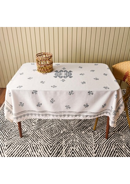 Soft St Tropez Masa Örtüsü - Ekru - 150x150 cm