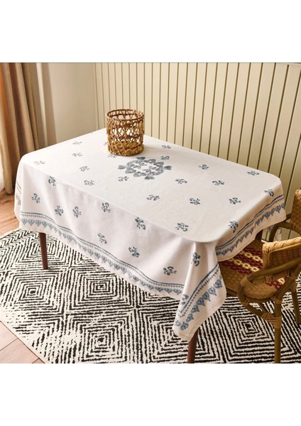 Soft St Tropez Masa Örtüsü - Ekru - 150x150 cm