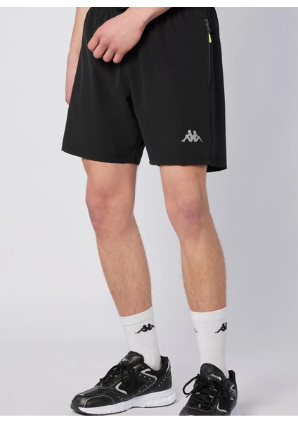 382H11W-005 Fastına Short Siyah Lastikli Bel Regular Fit Düz Erkek Şort fiyatları
