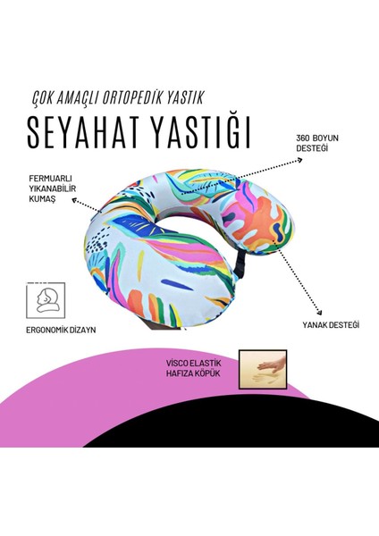 Hafızalı Ortopedik Seyahat Yastığı, Konfor ve Destek Sağlar fiyatları