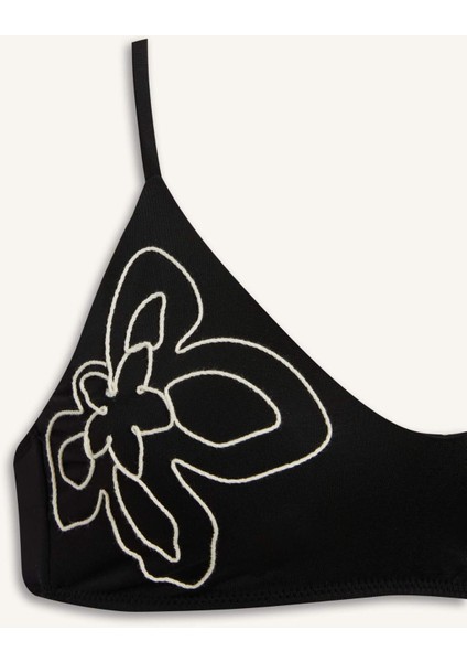 Regular Fit Nakışlı Bikini Üstü-Fall in Love E3284AX25SM modelleri