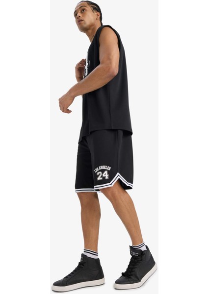 fit Hızlı Kuruyan Standart Fit Sporcu Kısa Paça Ağır Kumaş ŞORT A1694AX25HS