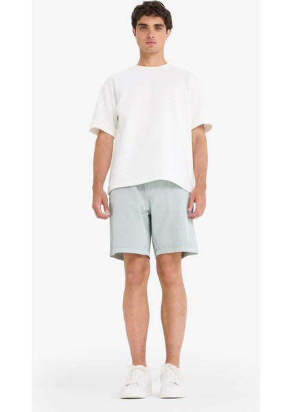 Relax Fit Gabardin Bermuda Şort E1242AX25SM modelleri