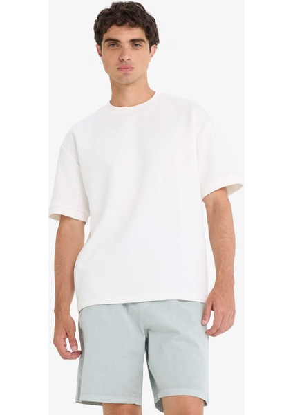 Relax Fit Gabardin Bermuda Şort E1242AX25SM fırsatları