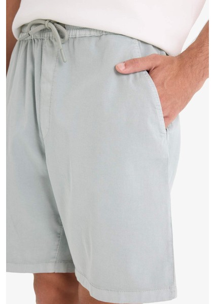 Relax Fit Gabardin Bermuda Şort E1242AX25SM indirimleri