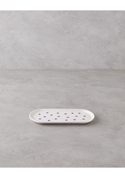 Luck Seramik Kayık Tabak 22 cm Mor fiyatları