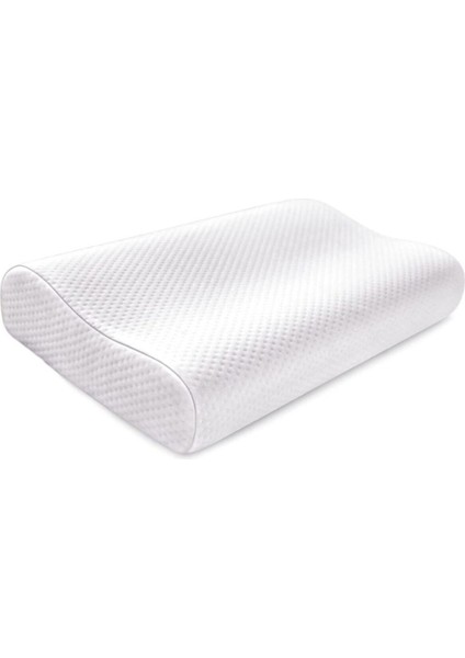 Yumuşak Kapitone Visko Boyun Yastığı, 50X34X10/6 Cm, Rahat ve Destekleyici Tasarım