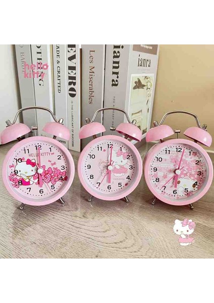 Sevimli Pembe Kedi Temalı Masa Üstü Çalar Saat Tatlı Çocuk Odası Hediyelik Saat Renkli Şirin Çizgi Kahraman Dekoratif Aksesuar fiyatları