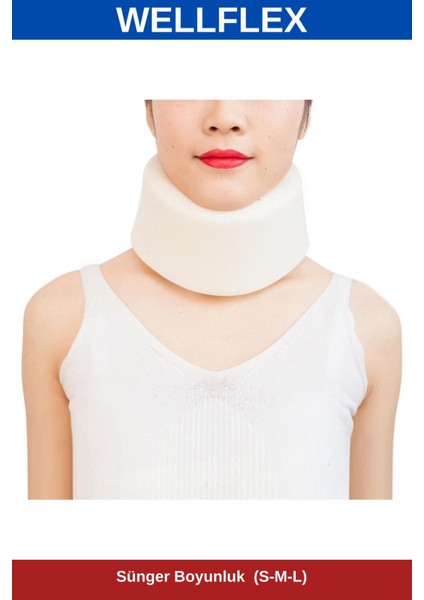 Sünger Boyunluk S-M-L, Rahat Destekli ve Hafif Tasarım