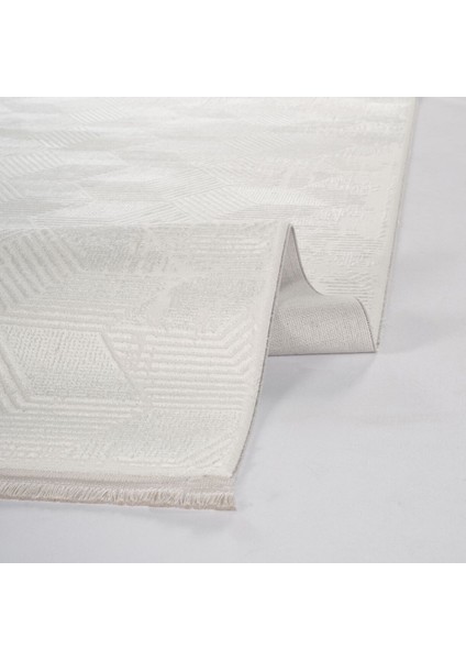 Apex Safran 8141 SA Ekru - Modern Düz Desenli Yumuşak Dokulu Kaliteli Şık Halı