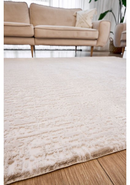 Azur 6552 Vizon - Modern Akrilik Halı | Salon Oturma Halısı