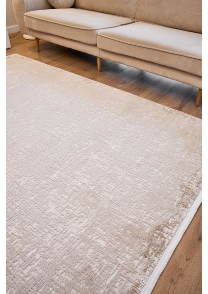 Azur 6552 Vizon - Modern Akrilik Halı | Salon Oturma Halısı