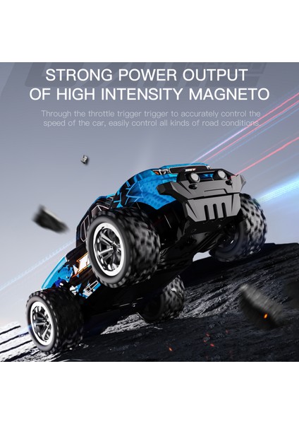 Uzaktan Kumandalı Araba 2.4ghz Her Arazi Uzaktan Kumandalı Kamyonet Off Road Araba 4WD Araç Hediyeleri Çocuklar Yetişkinler Için LED Işık 2 Pil (Yurt Dışından) fırsatları
