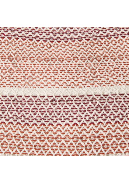 Soft Vita Çift Kişilik Pike - Ekru / Kiremit - 200X230 cm