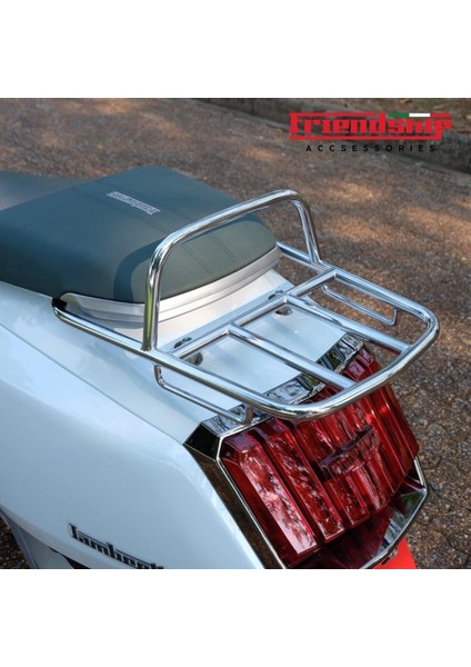 Lambretta x 125-250-300 Arka Çanta Taşıma Demiri * Krom* / Friendship