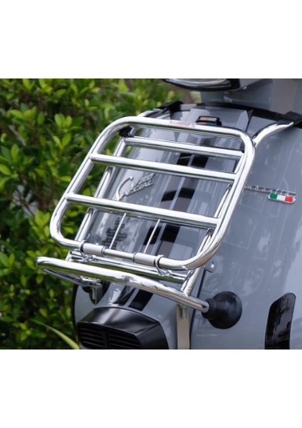 Lambretta V 50-125-200 Ön Taşıma Demiri * Krom* (Sis Farı Montaj Ayaklı) / Friendship