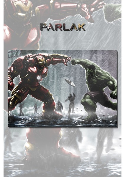Hulk Film, Dizi, Çizgi Poster - Duvar Kağıdı Yüksek Kalite Baskı