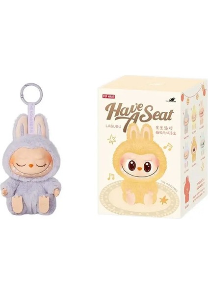Popmart Labubu Canavarlar Seri Kutu Manga Heykelcik Koleksiyonu Sevimli Bebek Toplama Masaüstü Dekorasyon Doğum Günü Kız Hediyeler Renk: 1 Pcs C04 (Yurt Dışından)