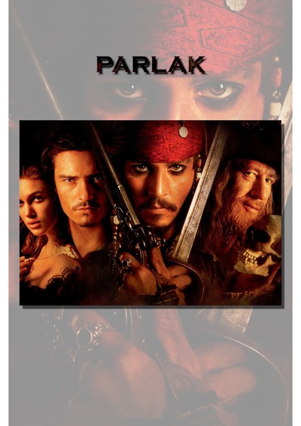 Karayip Korsanları Film Poster - Duvar Kağıdı Yüksek Kaliteli Baskı