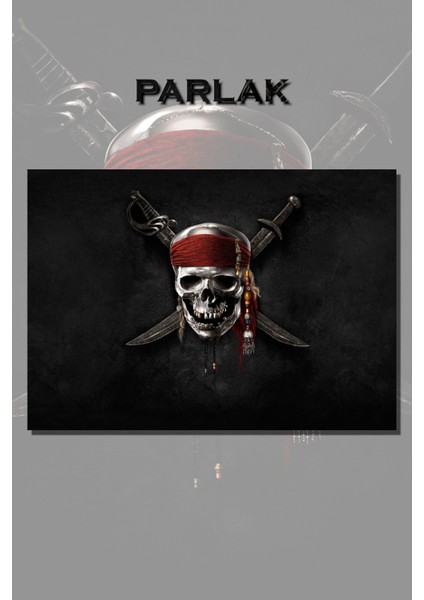 Karayip Korsanları Film Poster - Duvar Kağıdı Yüksek Kaliteli Baskı