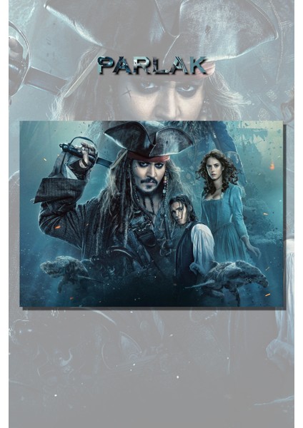 Karayip Korsanları Film Poster - Duvar Kağıdı Yüksek Kaliteli Baskı